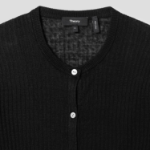 Theory Women Neo Sag Harbor Crop Cardigan - Black