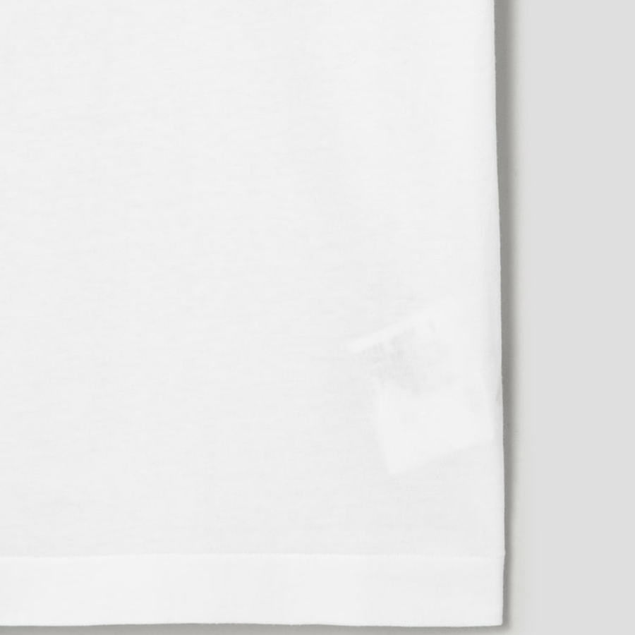 Blue Wappen Heart T-Shirt — White