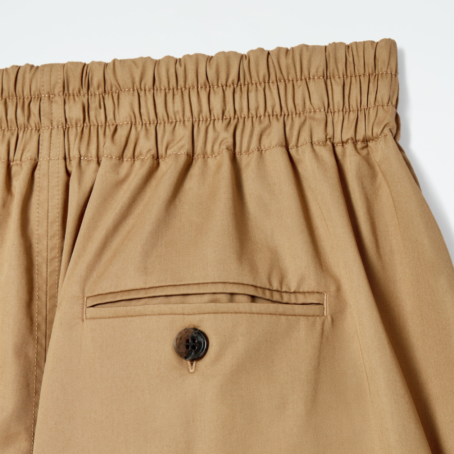 COS Drawstring A-Line Midi Skirt – Dark Beige