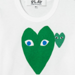 Green Wappen Heart T-Shirt — White
