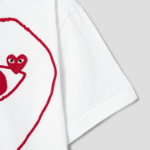 Red Heart Wappen Red Lined Heart T-Shirt — White