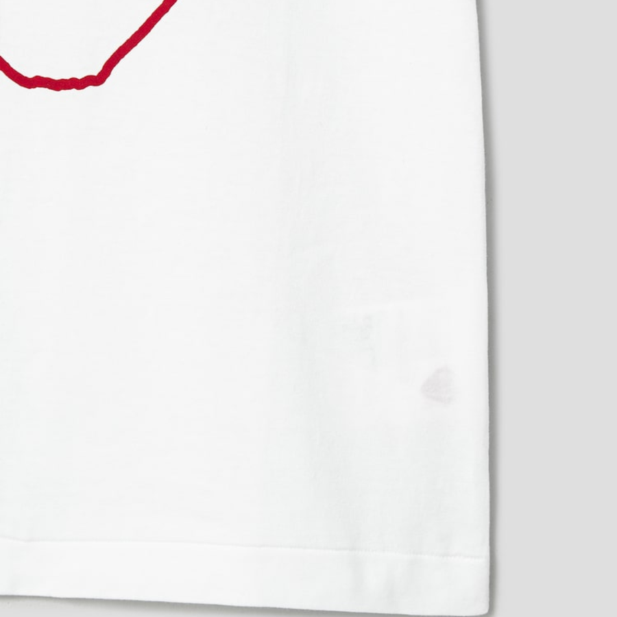 Red Heart Wappen Red Lined Heart T-Shirt — White