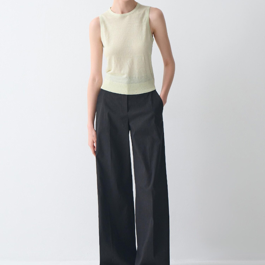 Theory Women Neo Sag Harbor Twin Set Shell - Aloe