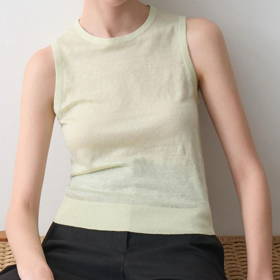 Theory Women Neo Sag Harbor Twin Set Shell - Aloe