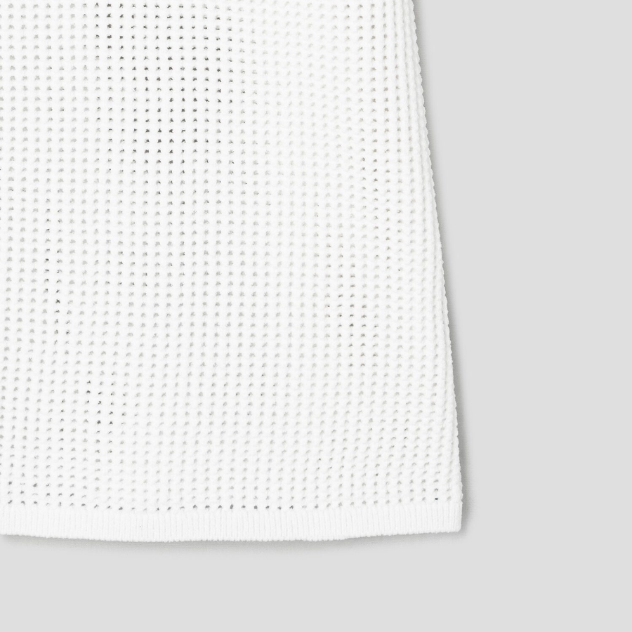 Theory Women Compact Crepe Pointelle Tee - White