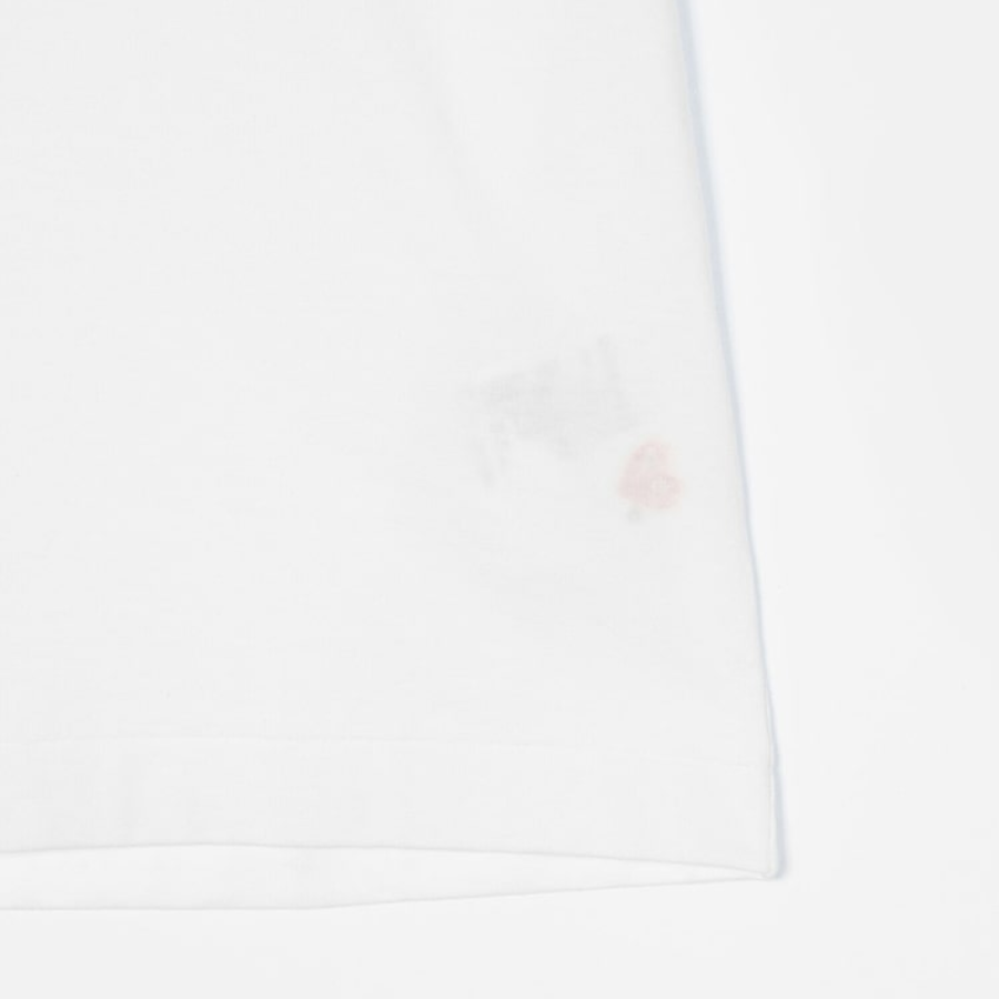 Double Red Heart Wappen T-Shirt — White