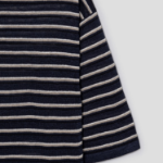 Theory Women Neo Sag Harbor Boyfriend Stripe Tee - Nocturne Navy Multi