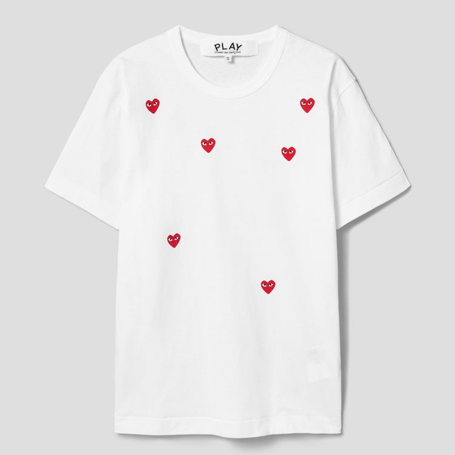 6 Heart Short Sleeve T-Shirt — White