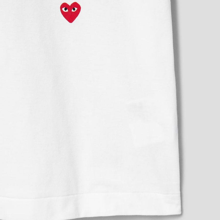 6 Heart Short Sleeve T-Shirt — White