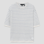 Theory Women Neo Sag Harbor Boyfriend Stripe Tee - Bone Multi