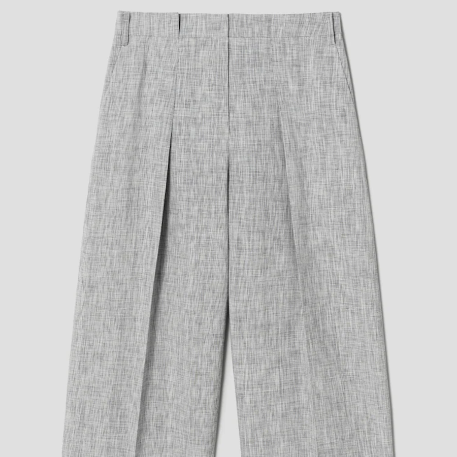 KUHO Wide Fit Pants – Light Grey