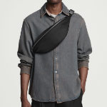 COS Slouchy Crossbody Bag – Nylon Black