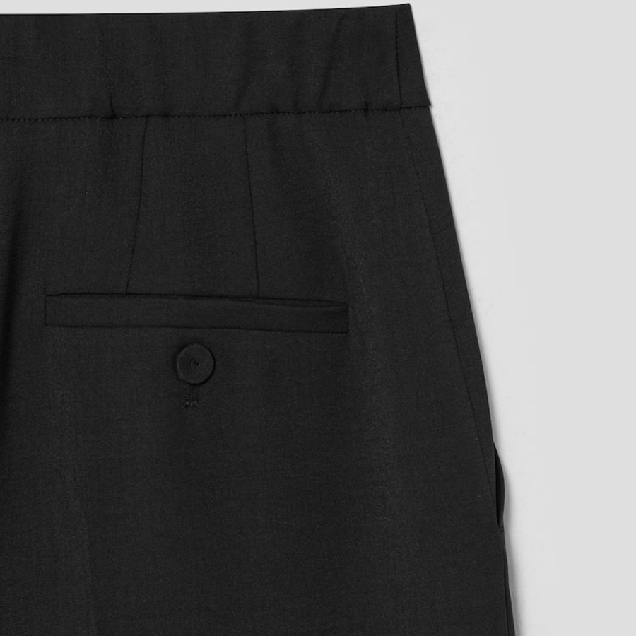 KUHO [Summer Icon Slacks] [Edit] Signature Wide Fit Pants - Black