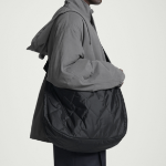 COS Quilted Crossbody Messenger Bag – Nylon Black