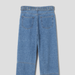 GANNI Fluffy Denim Izey Belt - Blue