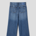 GANNI Light Denim Pleated Jeans - Blue