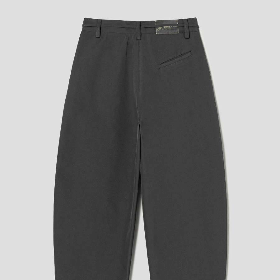 GANNI Heavy Twill Curved Pants - Phantom