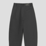 GANNI Heavy Twill Curved Pants - Phantom