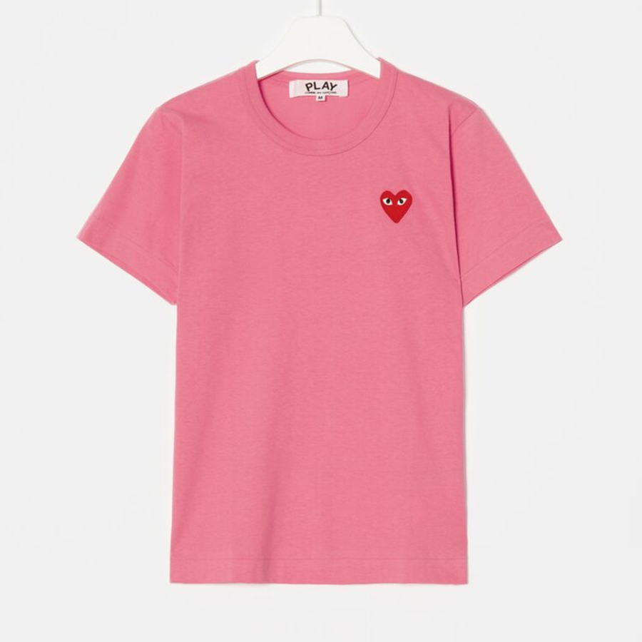 Red Heart Wappen T-shirt — Pink
