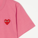 Red Heart Wappen T-shirt — Pink