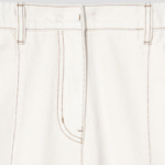 KUHO Tapered Fit Denim Pants - Ivory