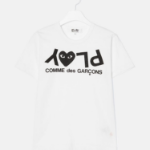 Upside Down Play Logo T-Shirt — White