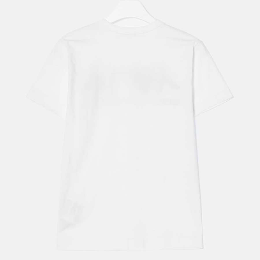 Upside Down Play Logo T-Shirt — White