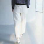 KUHO Tapered Fit Denim Pants - Ivory