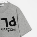 Upside Down Play Logo T-Shirt — Grey