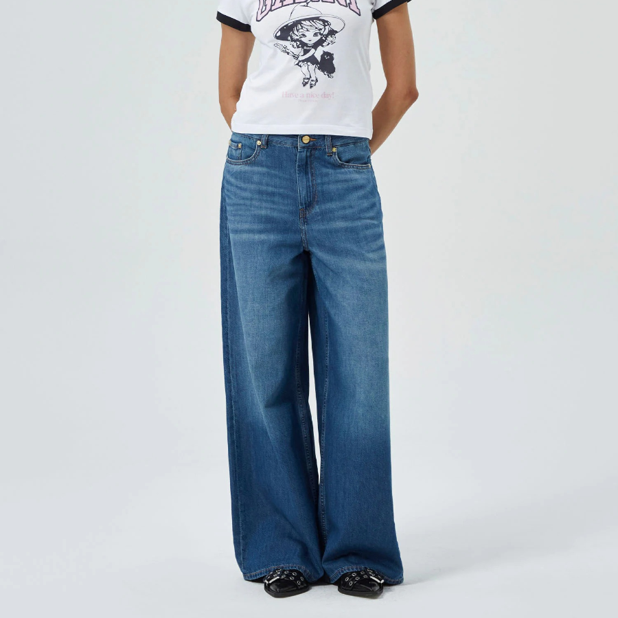 GANNI Light Denim Marri - Mid Blue Vintage