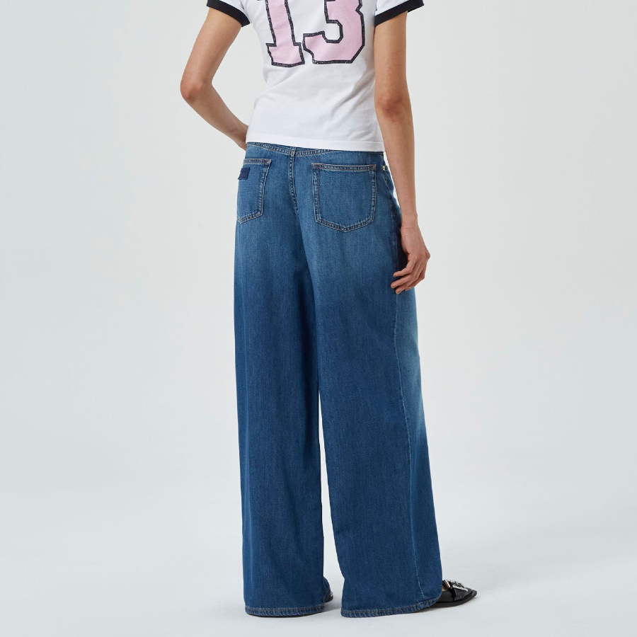 GANNI Light Denim Marri - Mid Blue Vintage