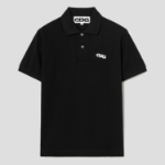 CDGCDGCDG Logo Patch Polo Shirt — Black