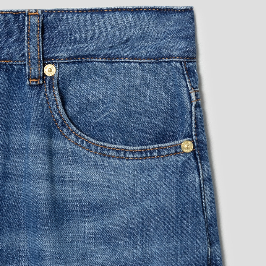 GANNI Light Denim Marri - Mid Blue Vintage