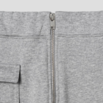 GANNI Heavy Terry Curved Pants - Paloma Melange