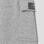 GANNI Heavy Terry Curved Pants - Paloma Melange