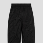 GANNI Nylon Cargo Pants - Black
