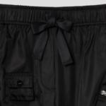 GANNI Nylon Cargo Pants - Black