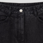 KUHO Wide-Fit Denim Pants - Black