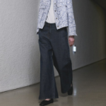 KUHO Cotton Linen Wide Pants - Blue