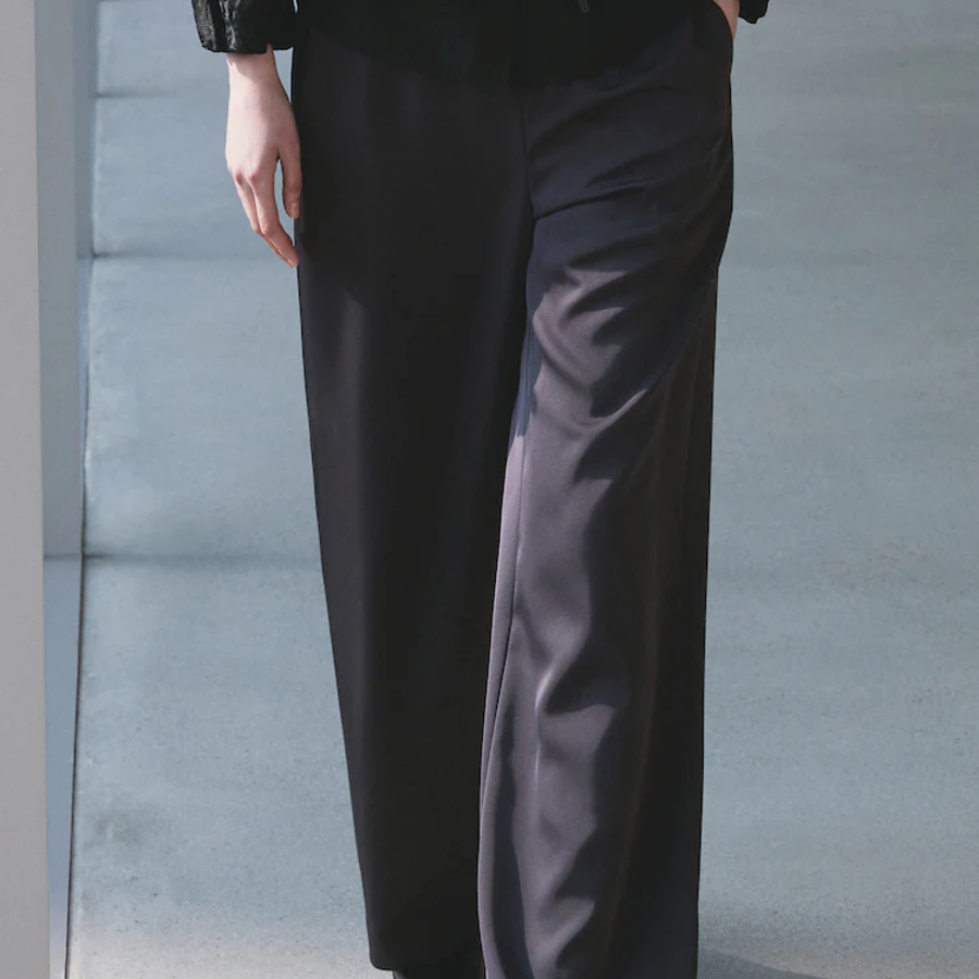 KUHO Banding Wide Pants - Ash