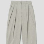 KUHO Cotton-Blended Wide Pants - Khaki