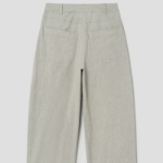 KUHO Cotton-Blended Wide Pants - Khaki
