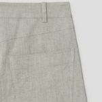 KUHO Cotton-Blended Wide Pants - Khaki