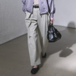 KUHO Cotton-Blended Wide Pants - Khaki