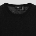 Theory Women Neo Sag Harbor Crew Neck Pullover - Black
