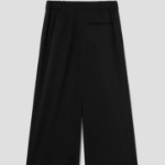 KUHO Riosell Blend Two Tuck Straight Pants - Black