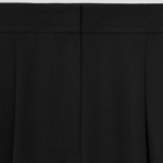 KUHO Riosell Blend Two Tuck Straight Pants - Black