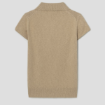 Theory Women Wave Boucle Cap Sleeve Polo - Hazel