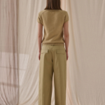 Theory Women Wave Boucle Cap Sleeve Polo - Hazel