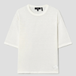 Theory Women Neo Sag Harbor Boyfriend Tee - Bone
